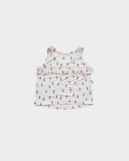 Babysprouts infant & girls ice cream print tank