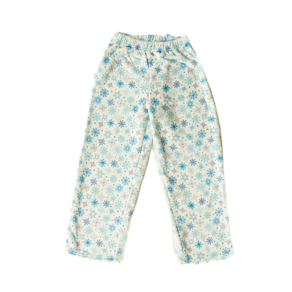 Macaron + Me kids holiday plush pajama pants
