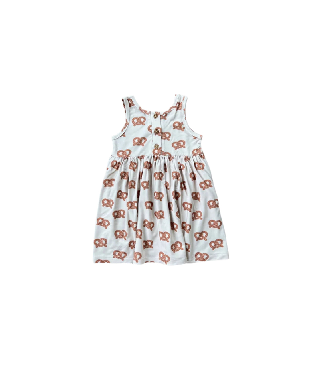 Babysprouts infant & girls pretzel print dress