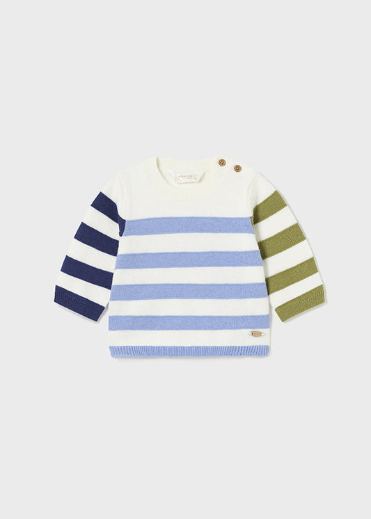 Mayoral infant boy stripe sweater