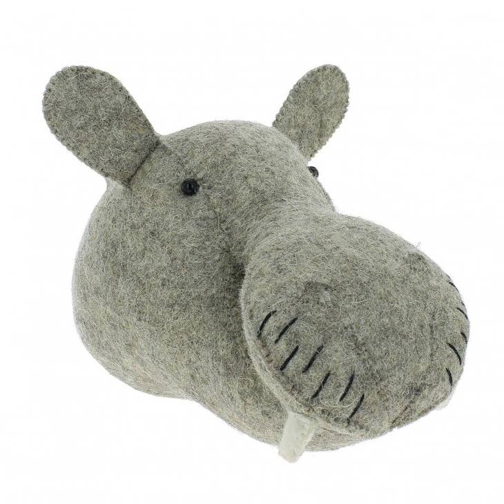 Fiona Walker mini hippo head