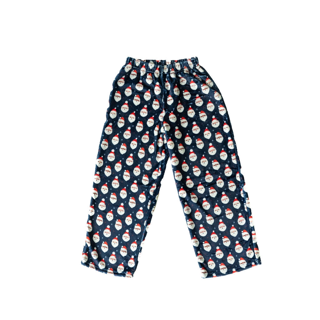 Macaron + Me kids holiday plush pajama pants