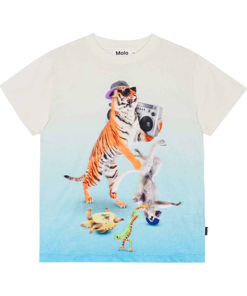 Molo kids roxo printed tee – The Original Childrens Shop