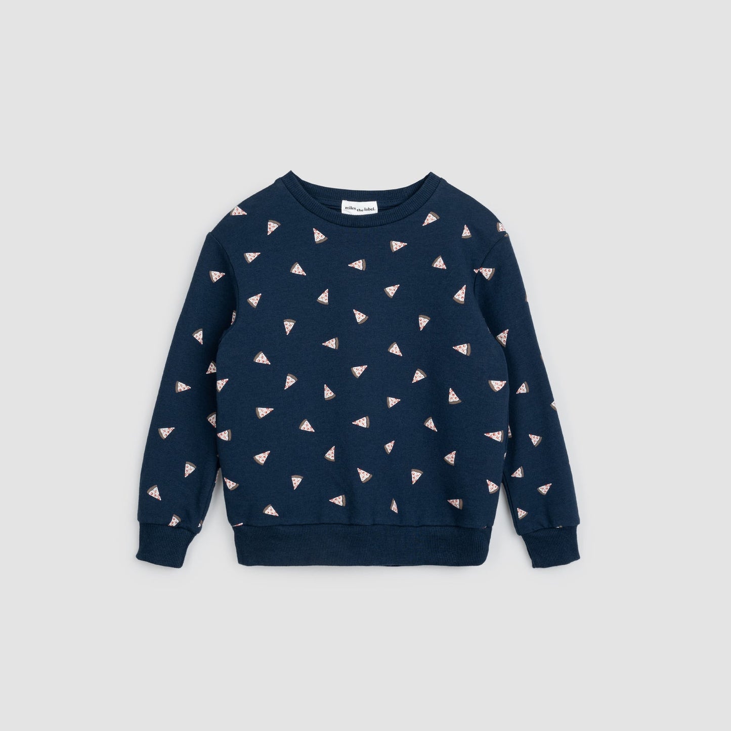 Miles the Label infant & kids pizza print sweatshirt