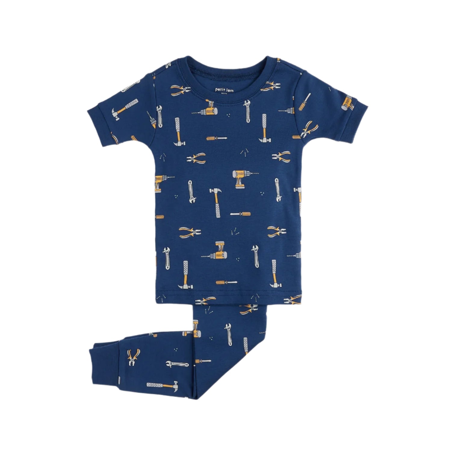Petit Lem kids toolbox print pajamas