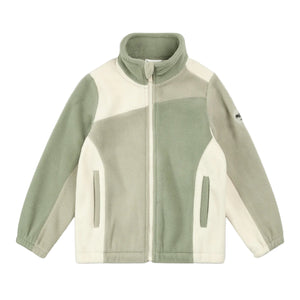 Miles the Label kids color block fleece jacket