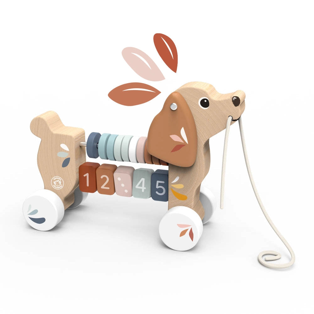 Speedy Monkey puppy pull along