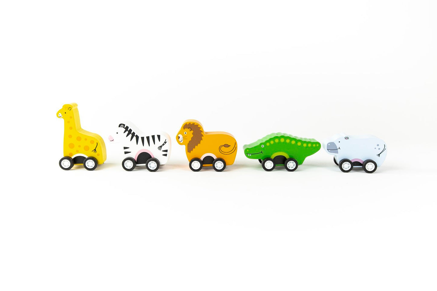 Jack Rabbit Creations safari animal pullback racers