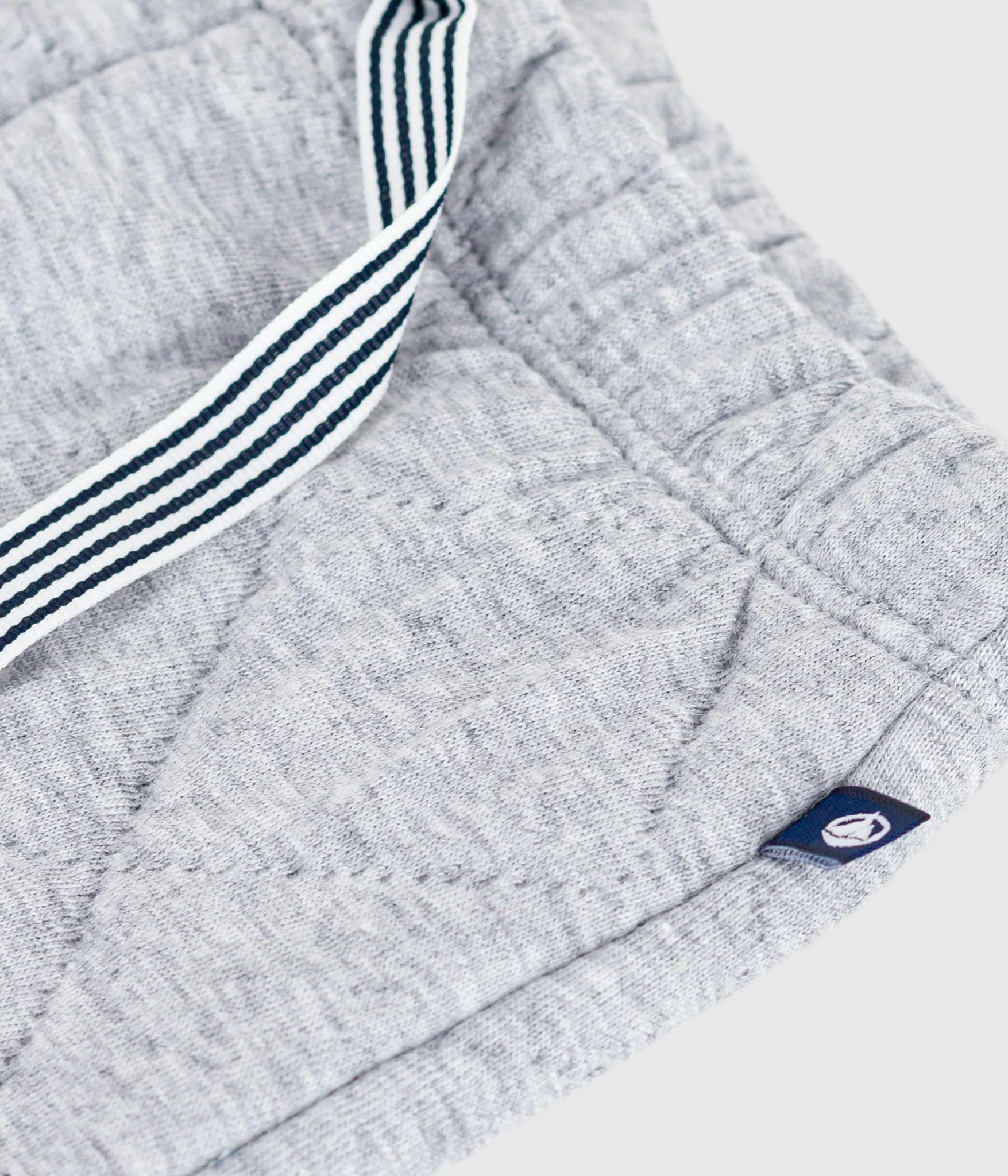 Petit Bateau infant quilted pull on pants