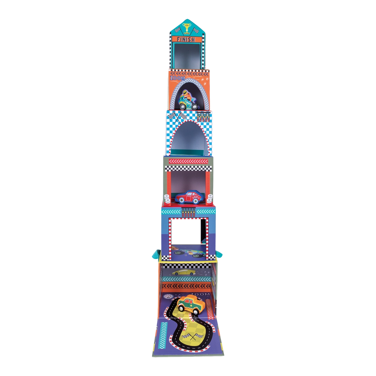 Floss & Rock cars stacking cubes