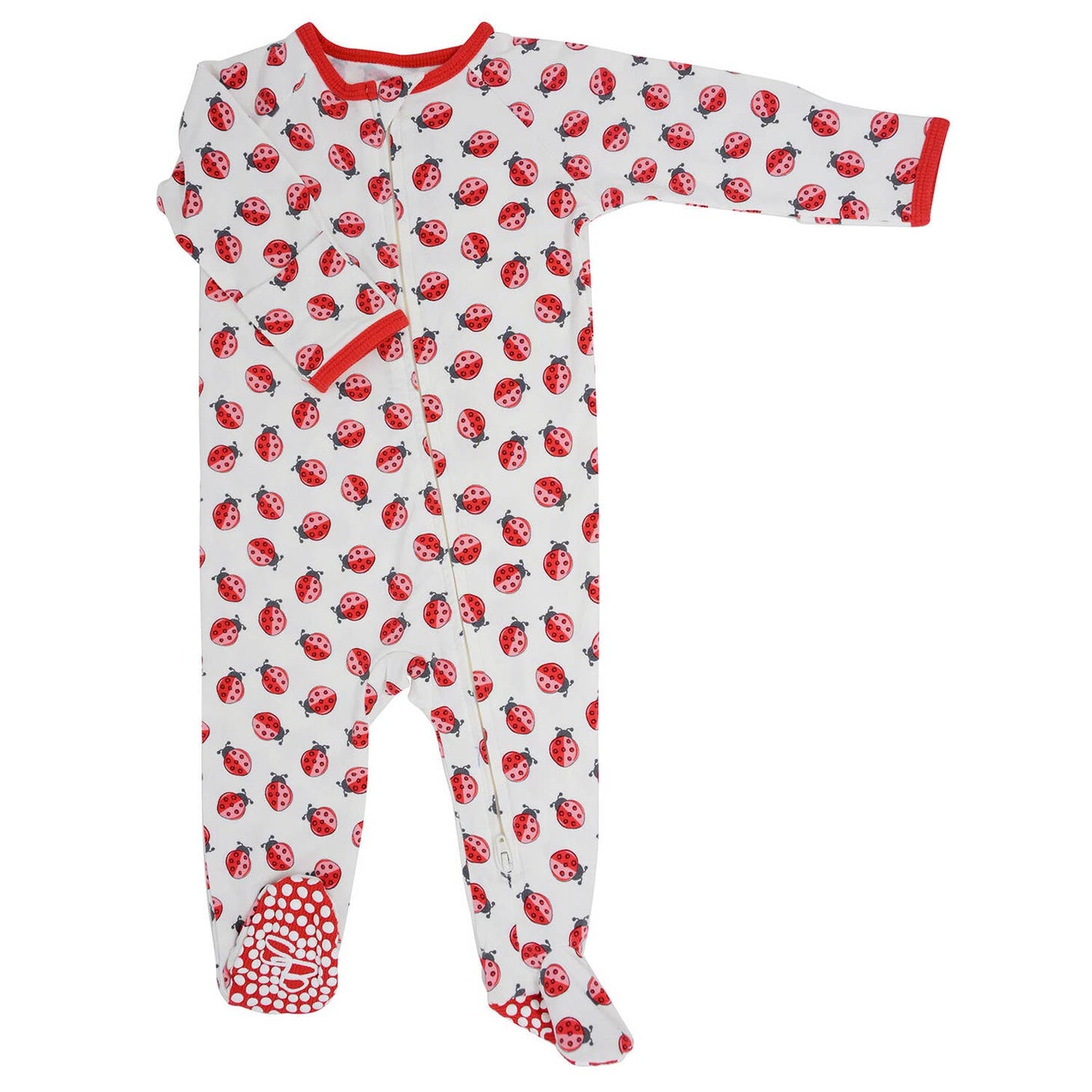 Sweet Bamboo infant zip footie