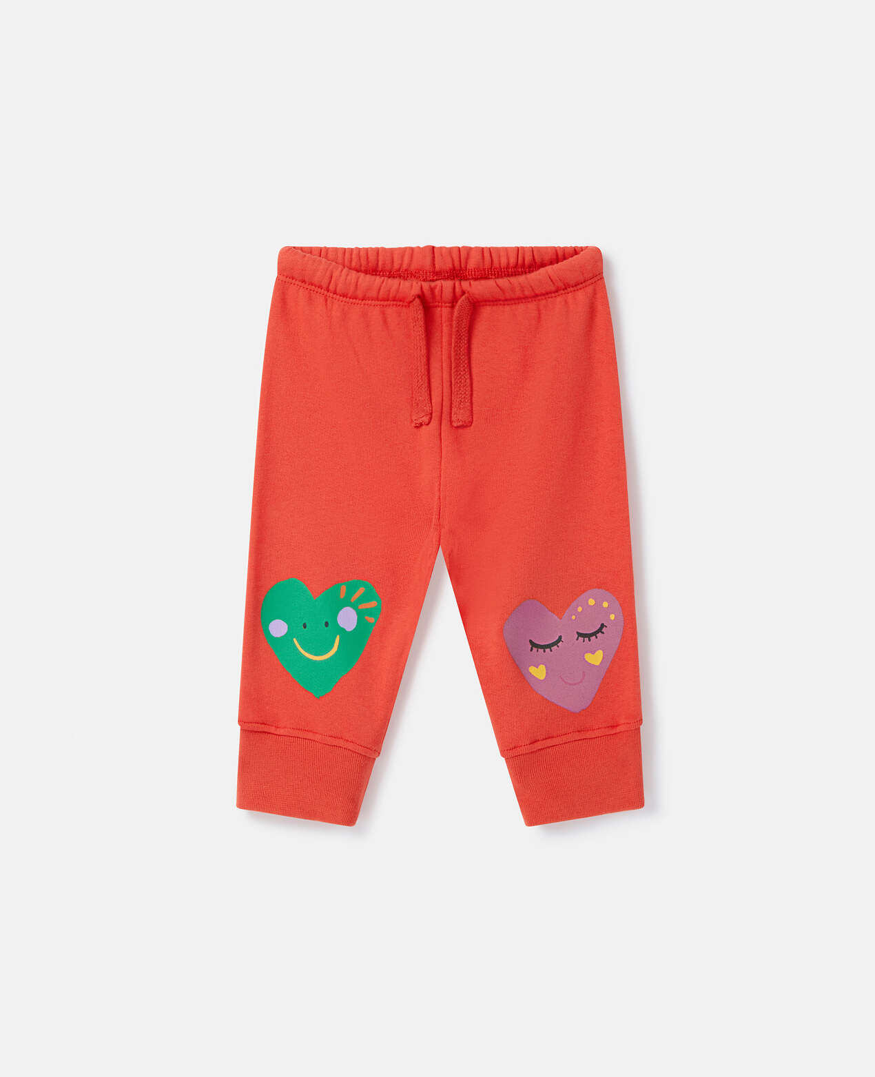 Stella McCartney infant girl graphic hearts sweat set
