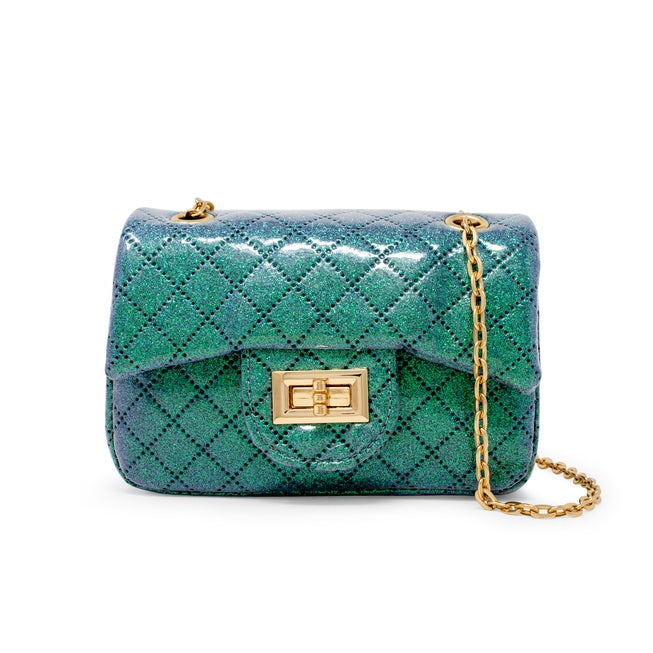 Tiny Treats holiday edition classic quilted sparkle bag