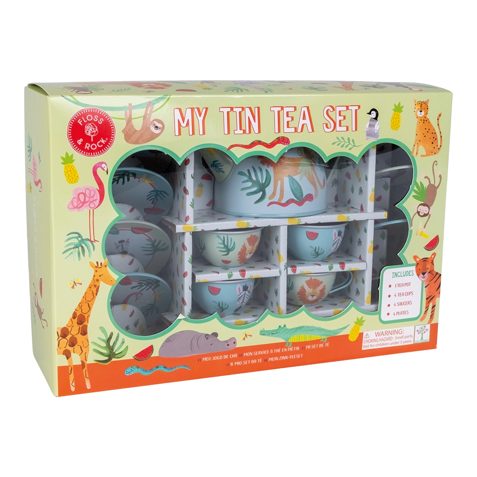 Floss & Rock jungle 14-piece tea set