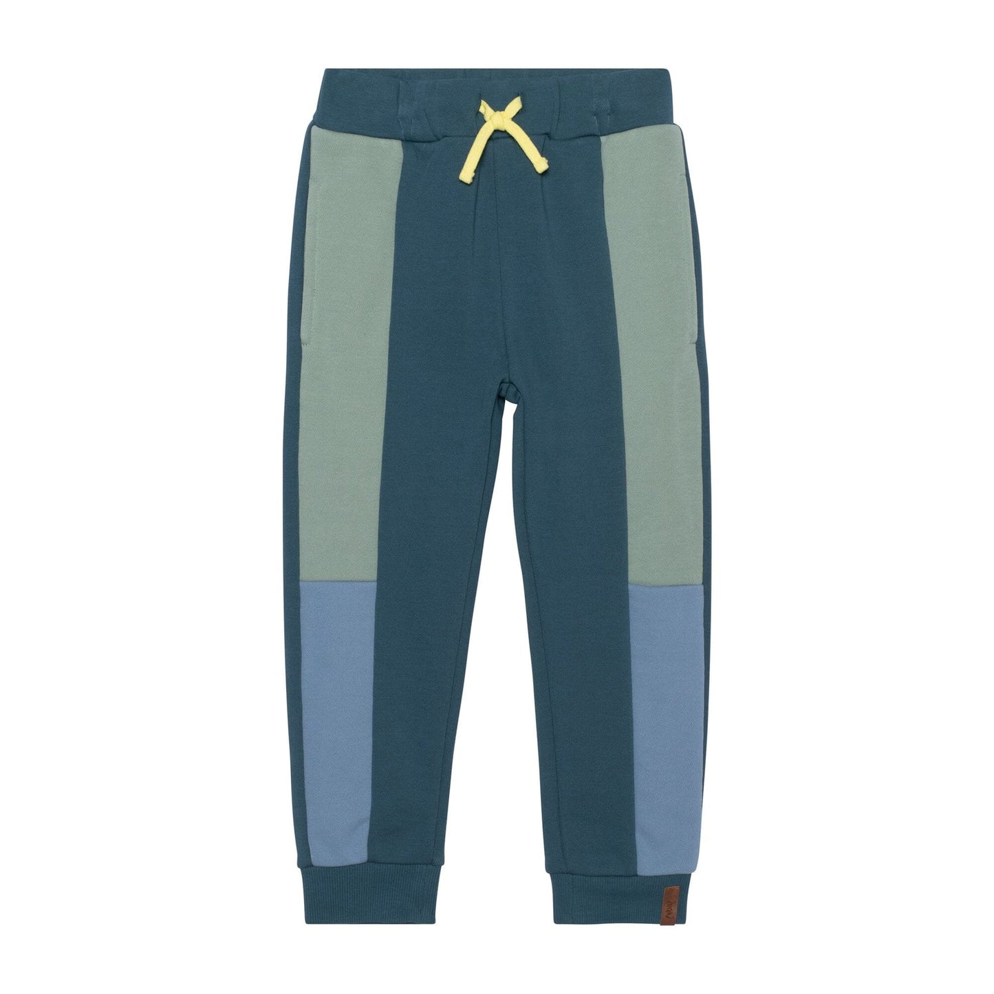 Deux Par Deux boys colorblock french terry sweatpants