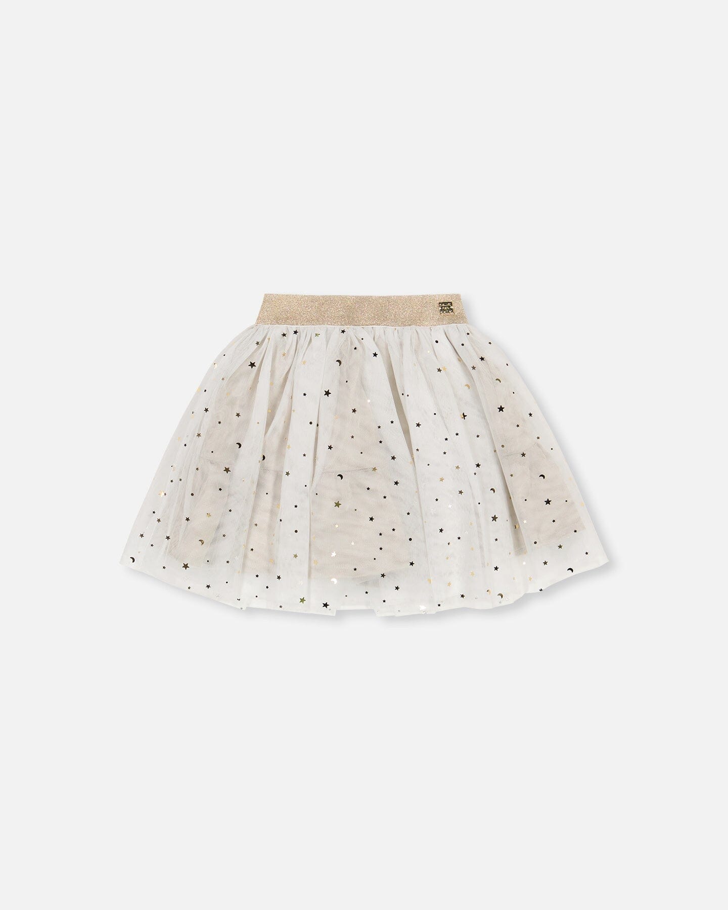 Deux Par Deux girls glittering tulle skirt