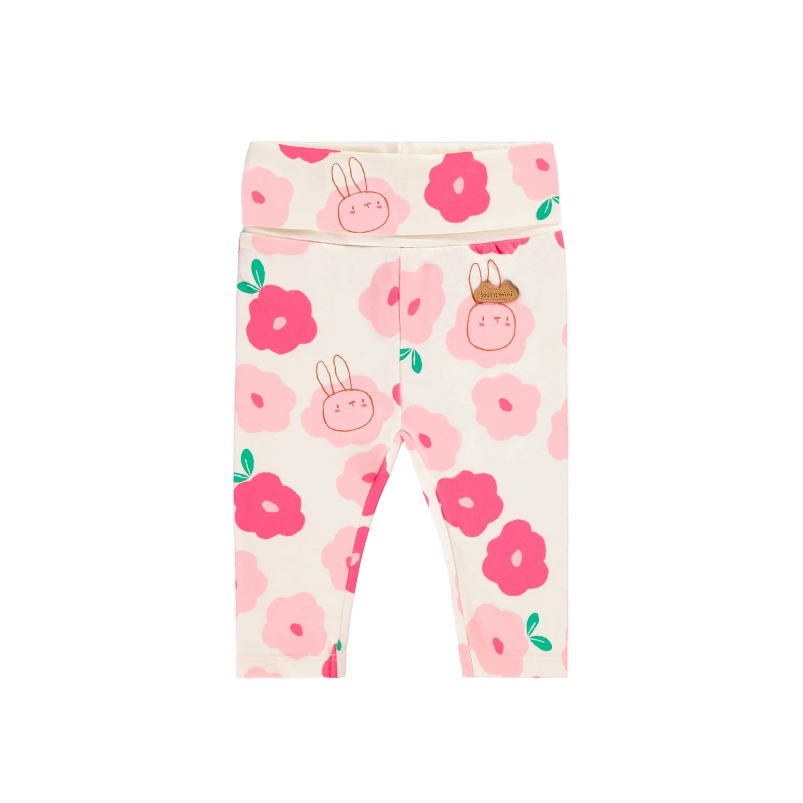 Souris Mini infant girl floral print pants