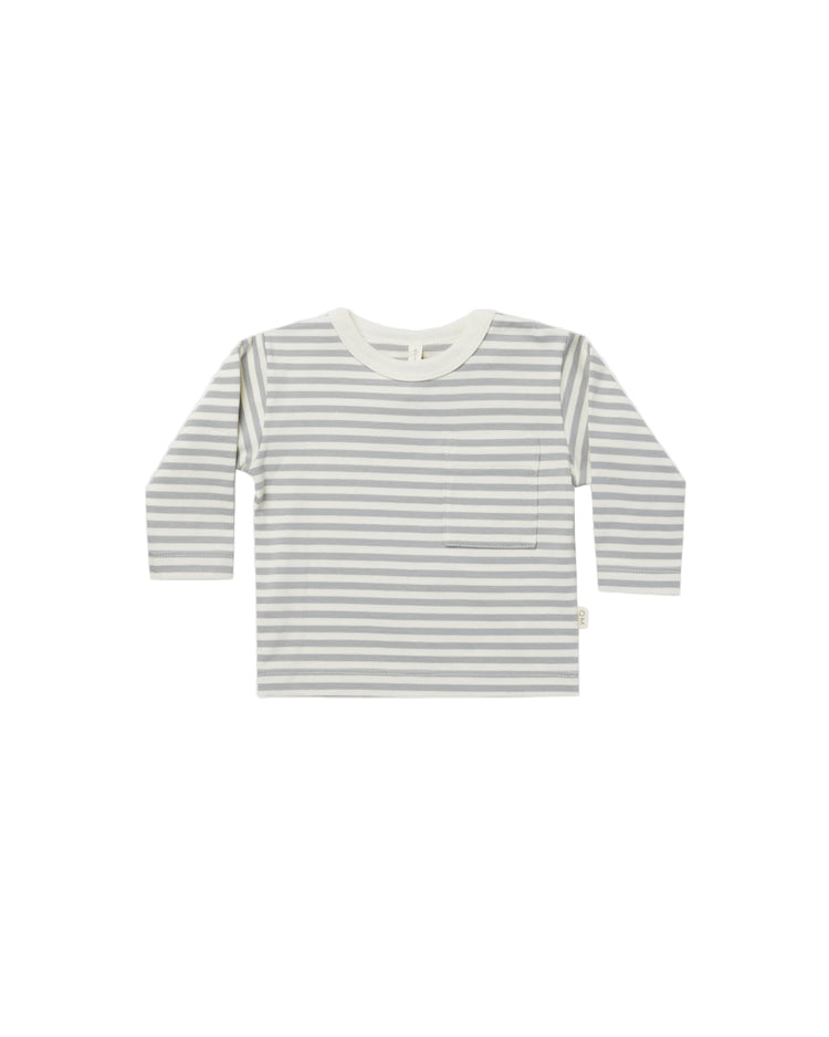 Quincy Mae infant & toddler long sleeve pocket tee