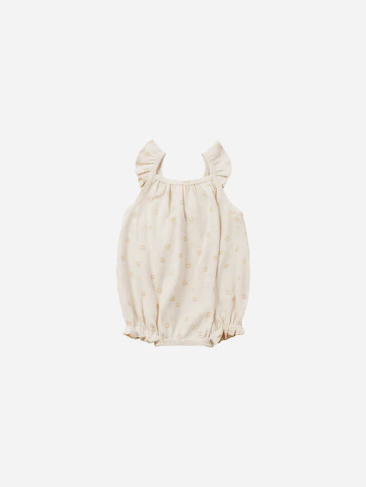 Quincy Mae infant girl ribbed ruffle romper