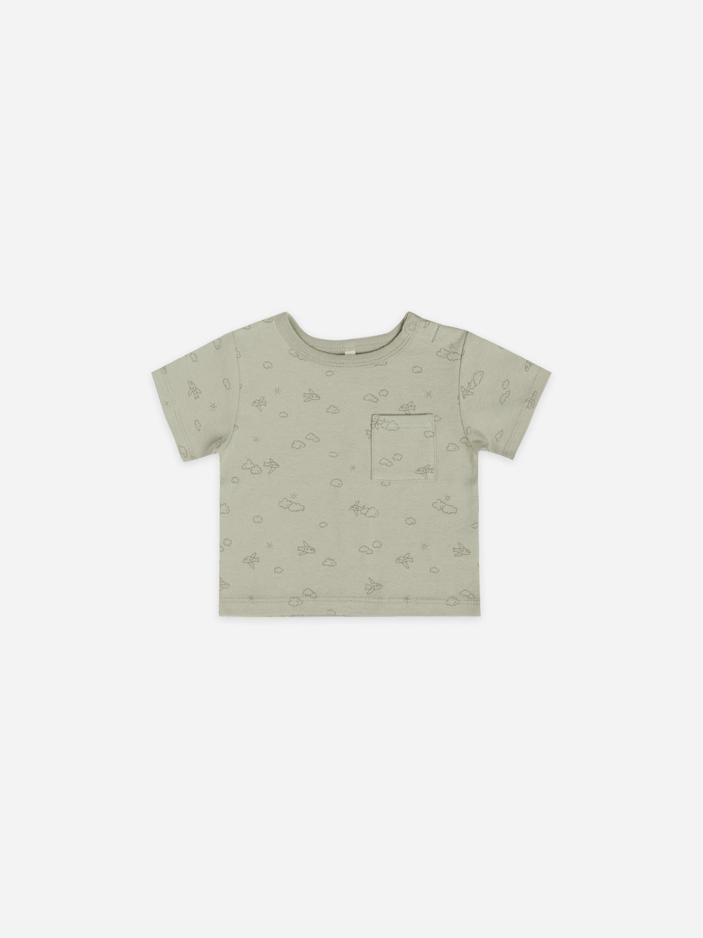 Quincy Mae infant & kids boxy pocket tee