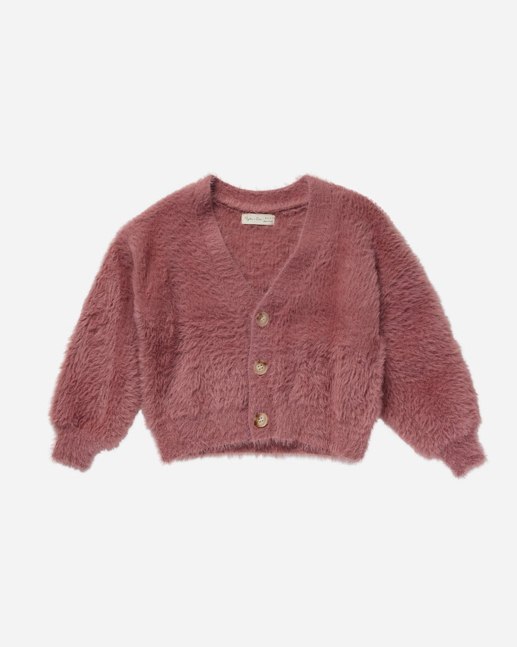 Rylee + Cru girls boxy crop cardigan