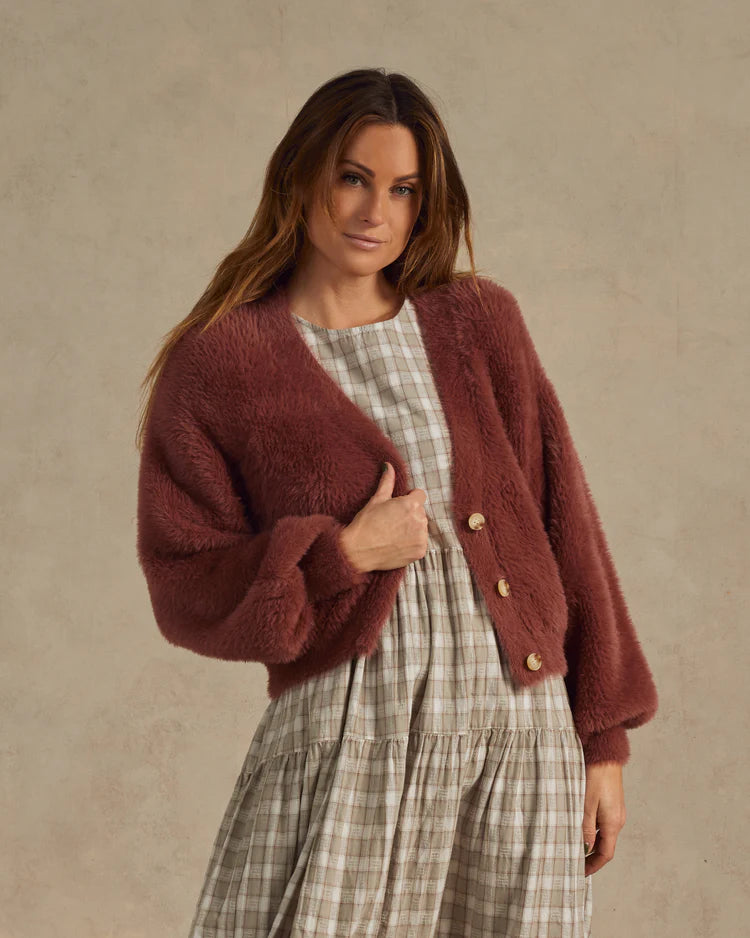 Rylee + Cru ladies boxy crop cardigan