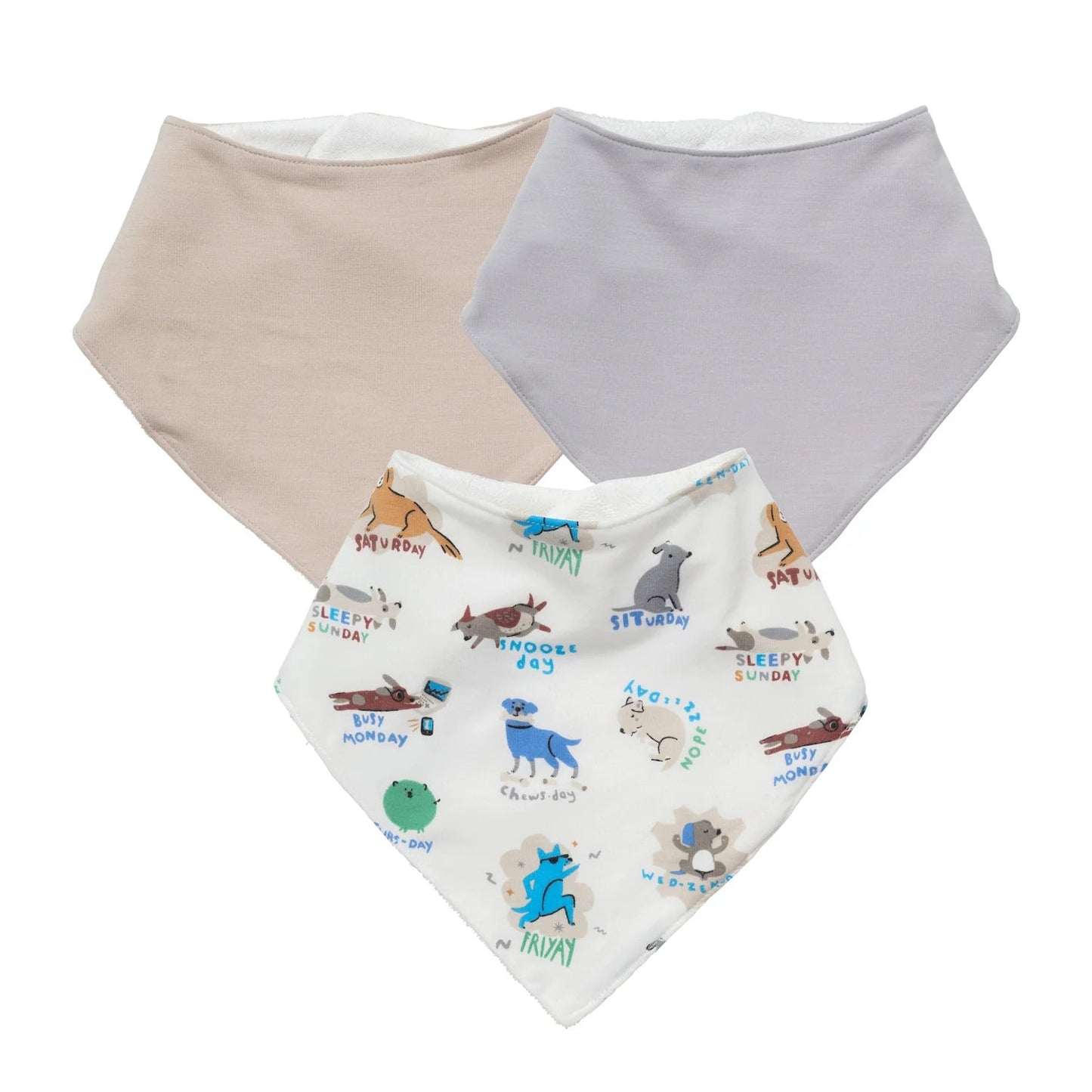 Magnetic Me 3-pack bandana bibs