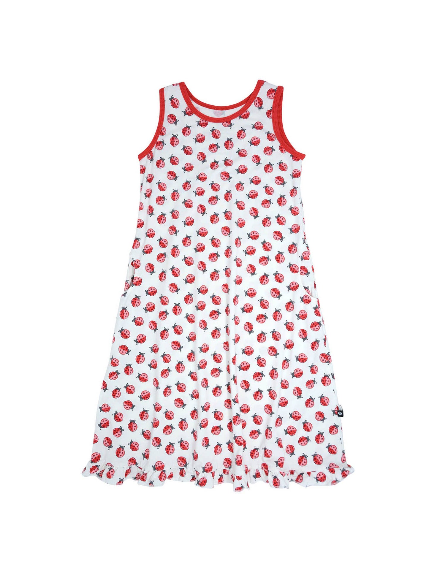 Sweet Bamboo girls strappy boho nightgown