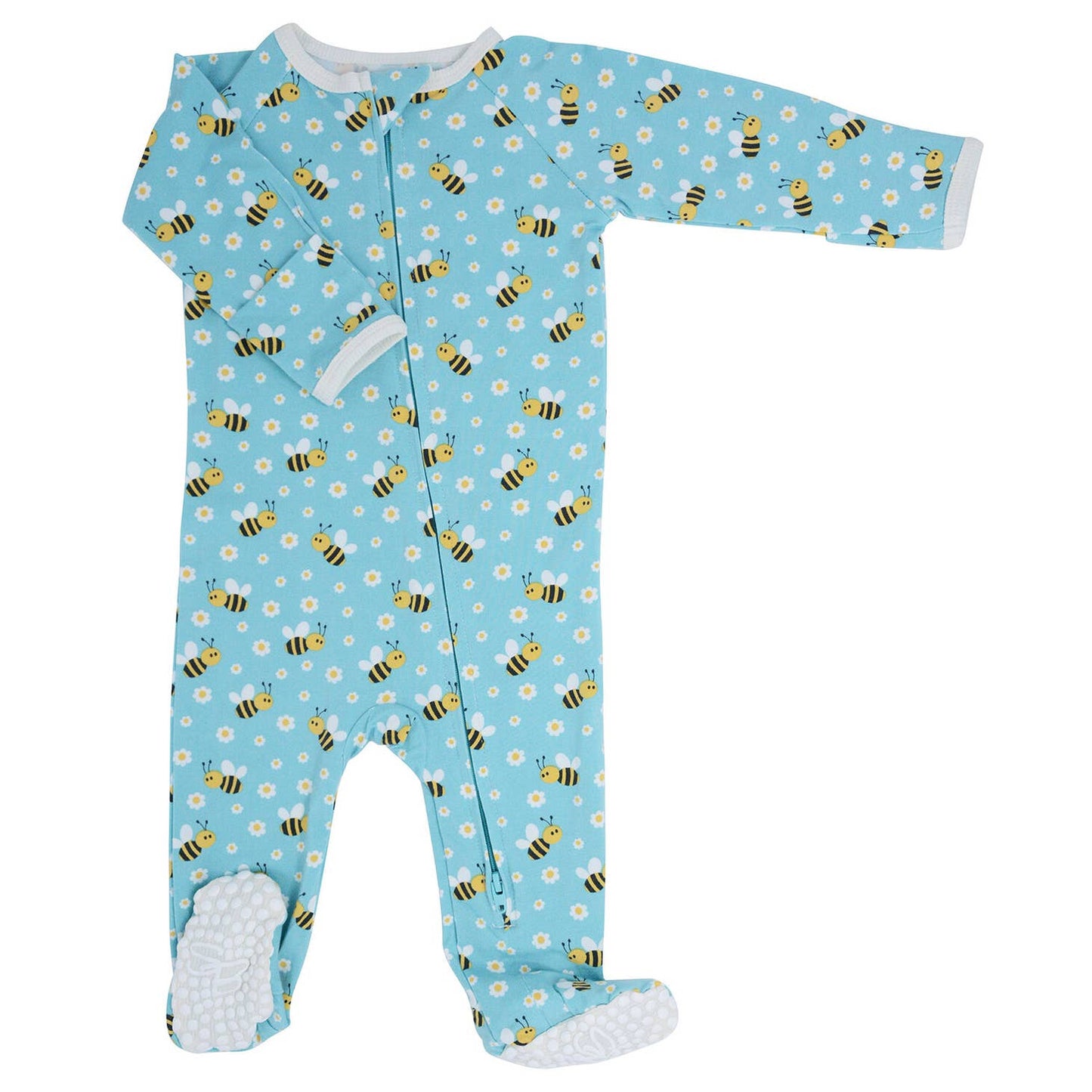 Sweet Bamboo infant zip footie