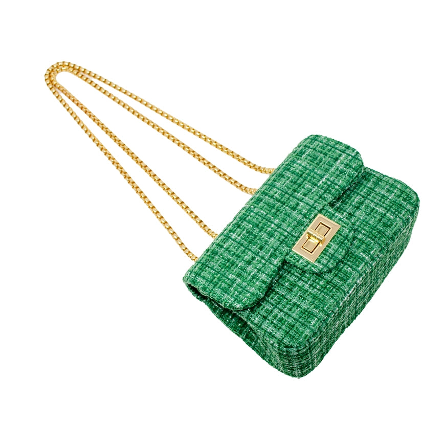 Tiny Treats classic large tweed handbag