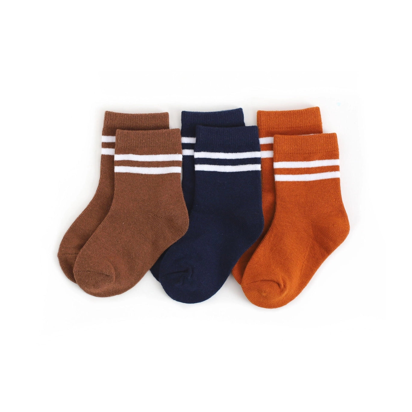 Little Stocking Co. stripe midi socks 3-pack