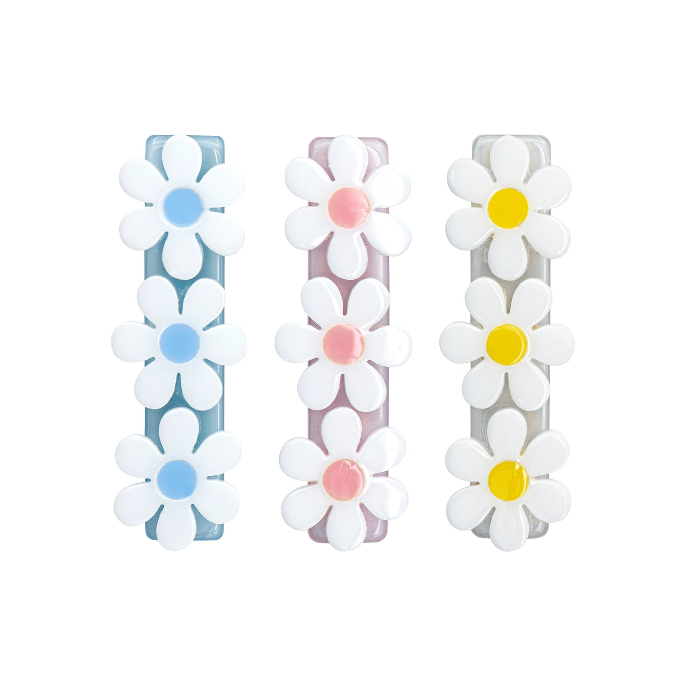 Lilies & Roses NY set of 3 hair clips