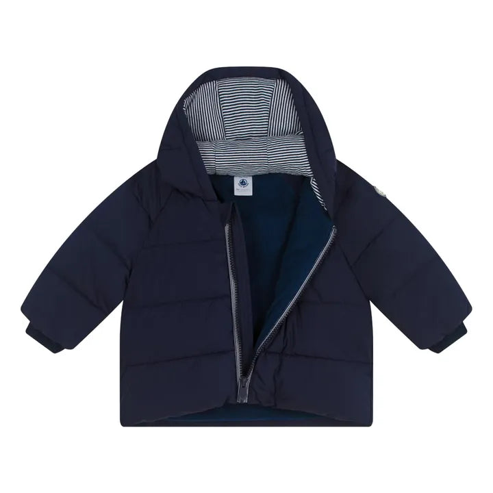 Petit Bateau infant hooded puffer coat