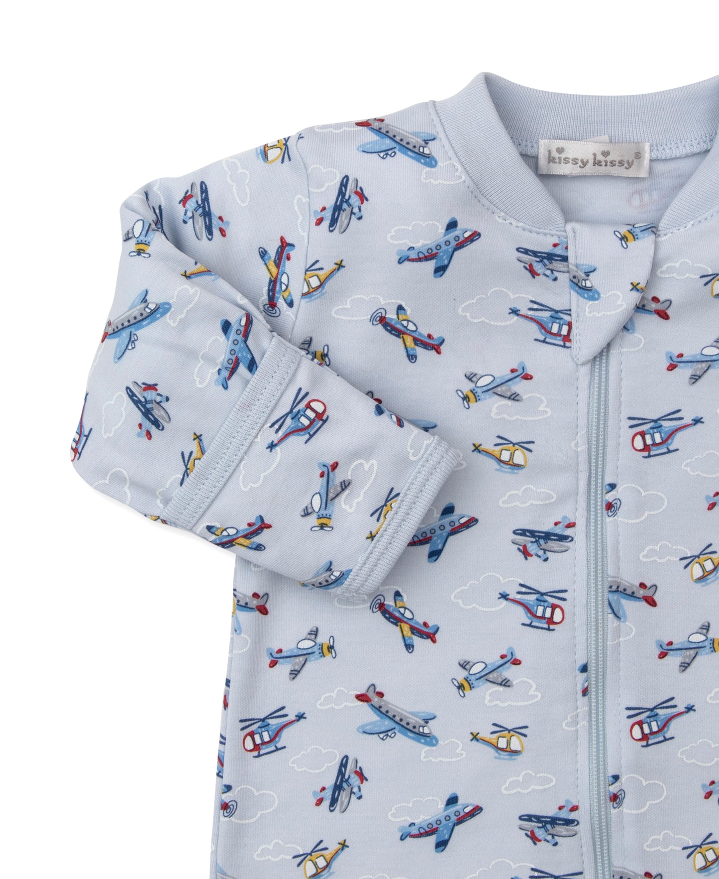 Kissy Kissy infant boy air adventures print footie