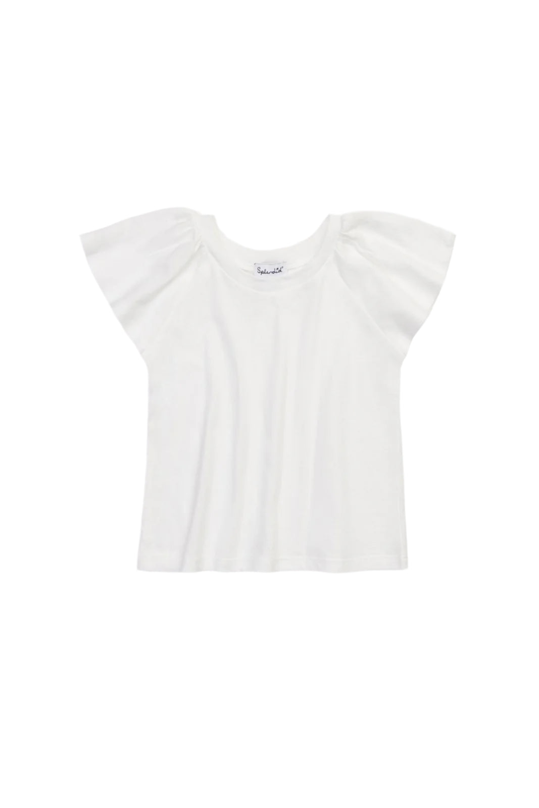 Splendid girls ruffle sleeve tee