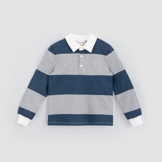 Miles the Label boys long sleeve rugby shirt