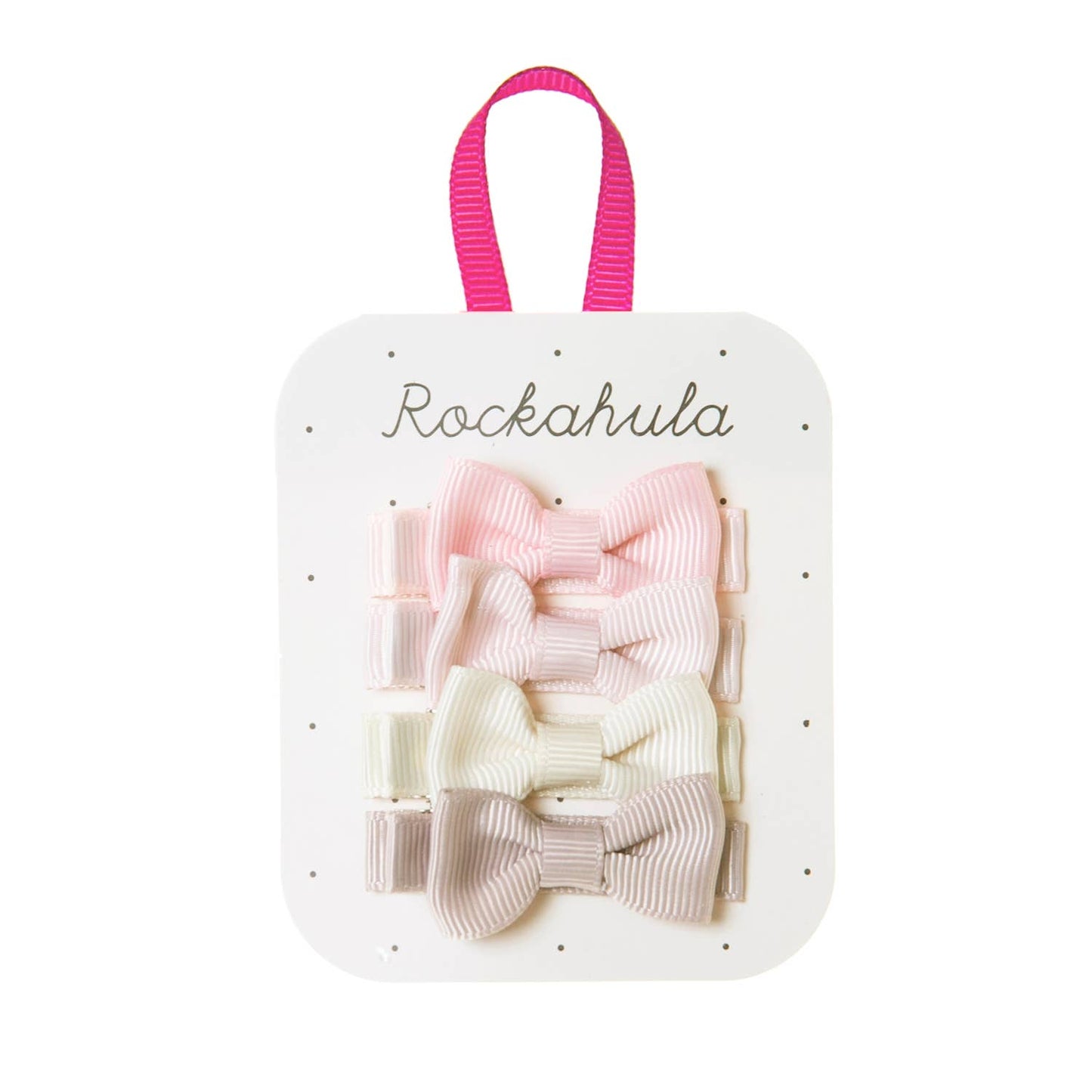 Rockahula 4-pack mini bow clips