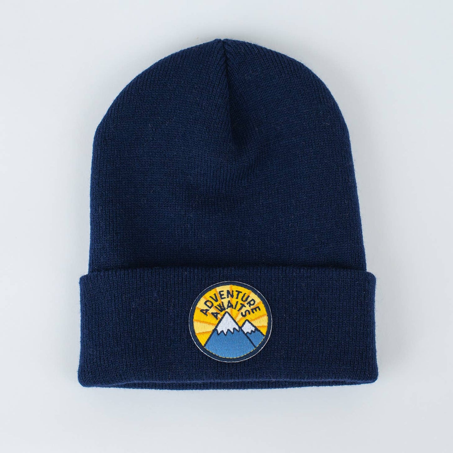 Seaslope embroidered patch beanie