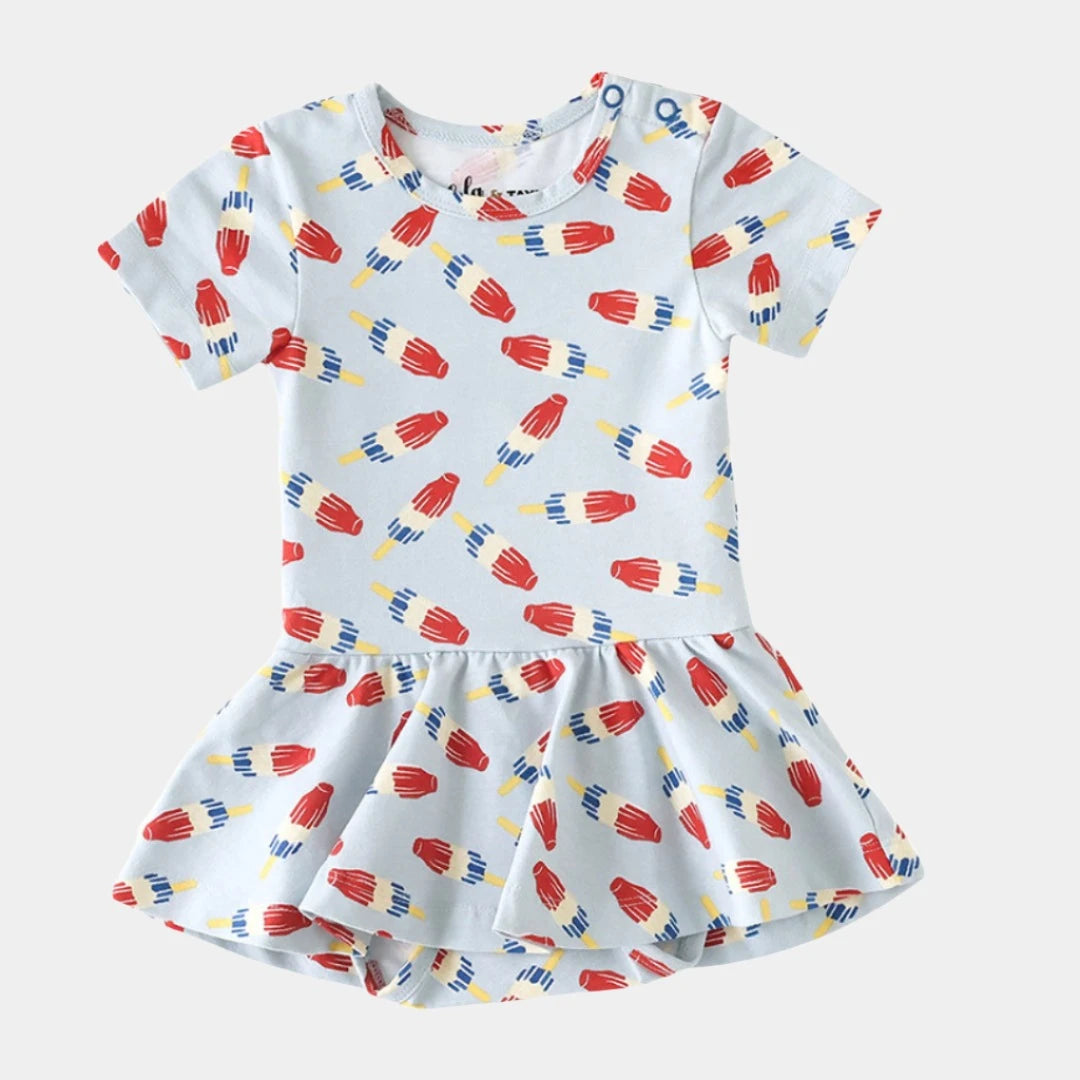 Tiny Trendsetter infant girl popsicle dress