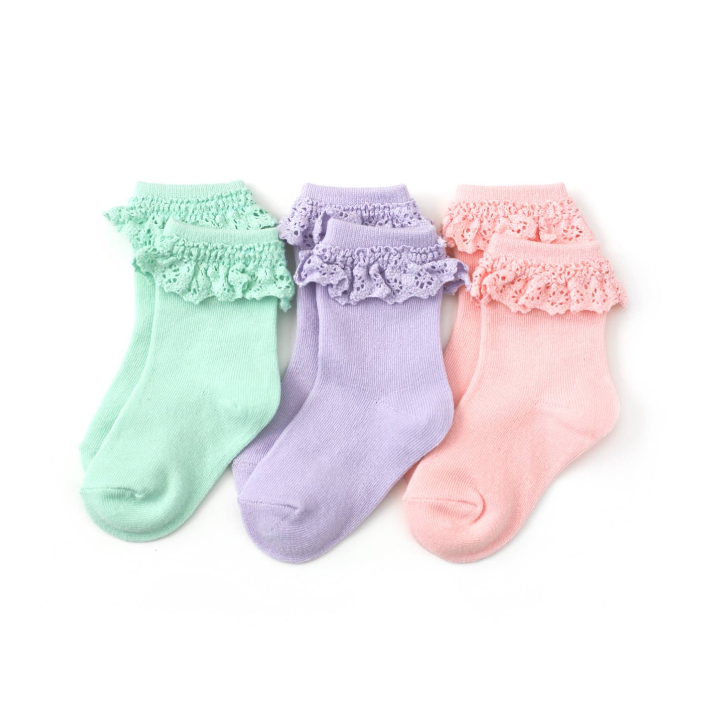 Little Stocking Co. lace midi socks 3-pack