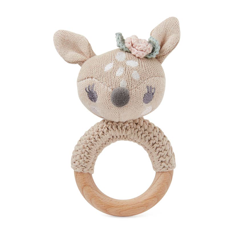 Elegant Baby ring rattle