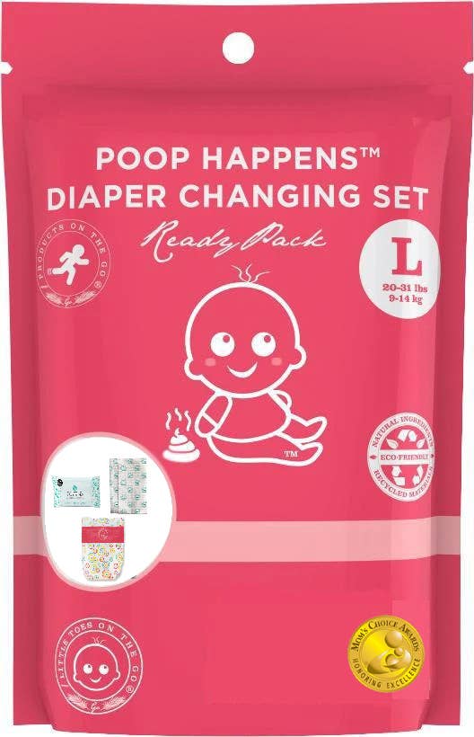 Products on the Go "poop happens" diaper changing set