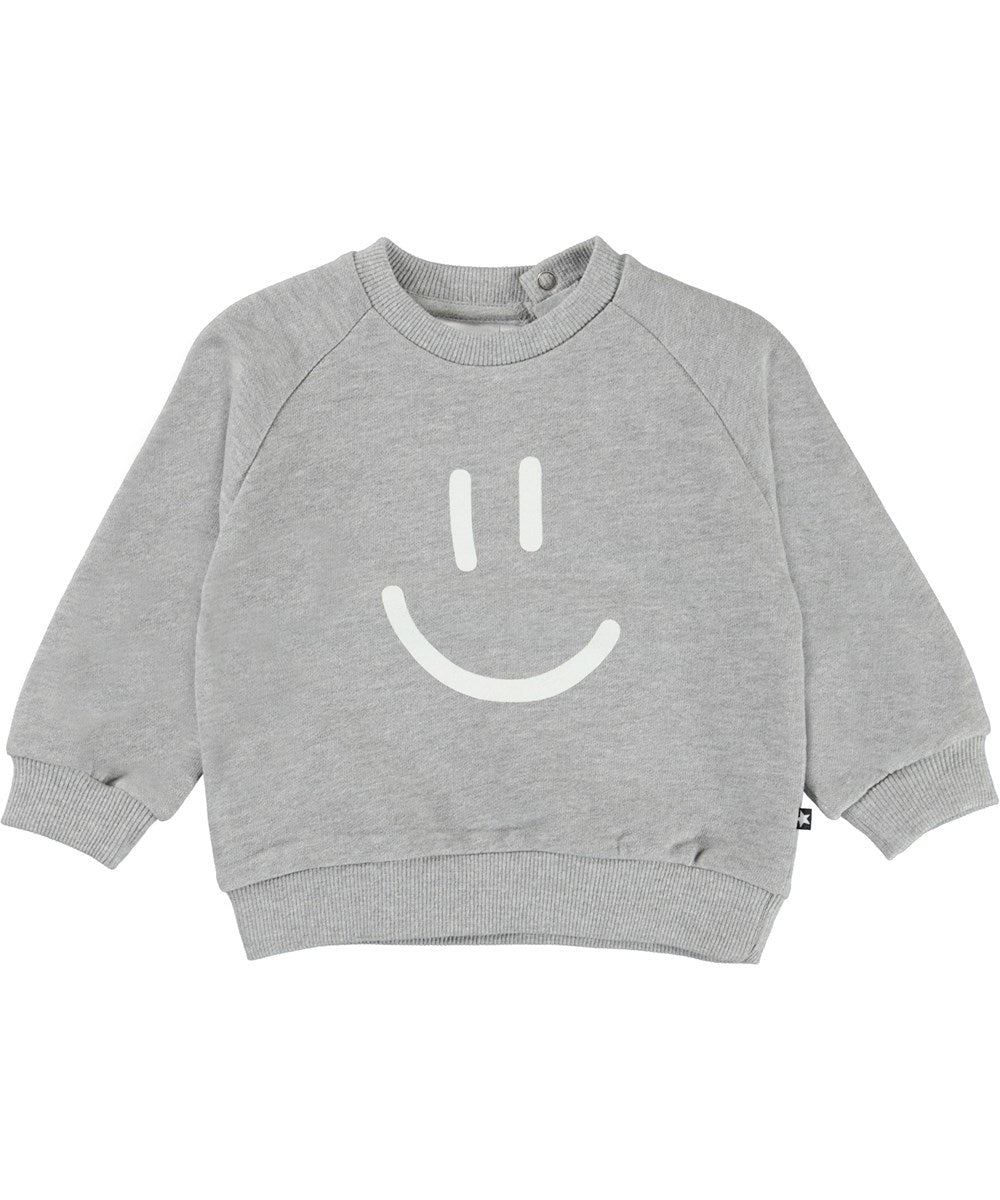 Molo infant & toddler disc smiley sweatshirt