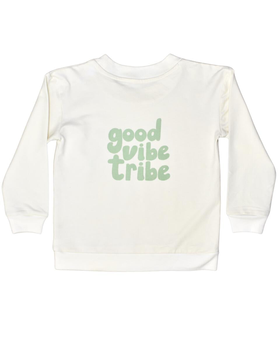 Bizz X Siss kids good vibe tribe sweatshirt