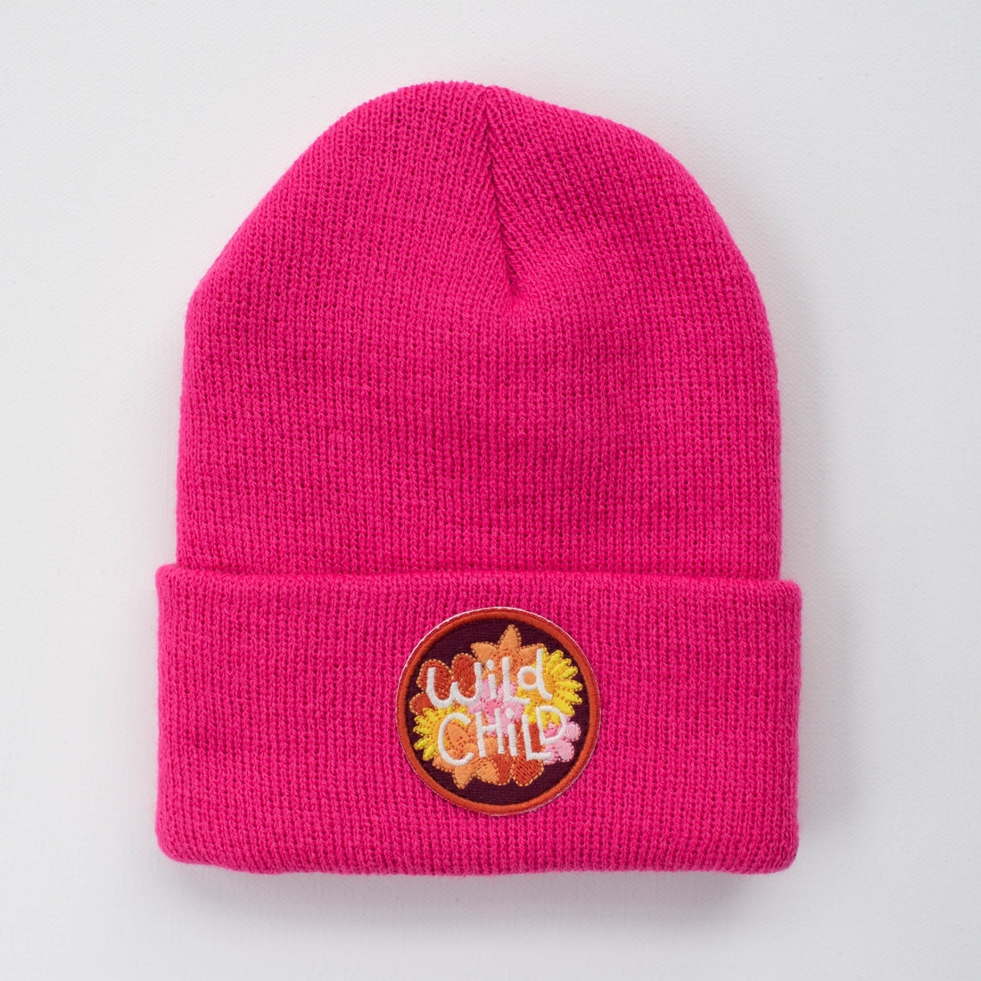 Seaslope embroidered patch beanie