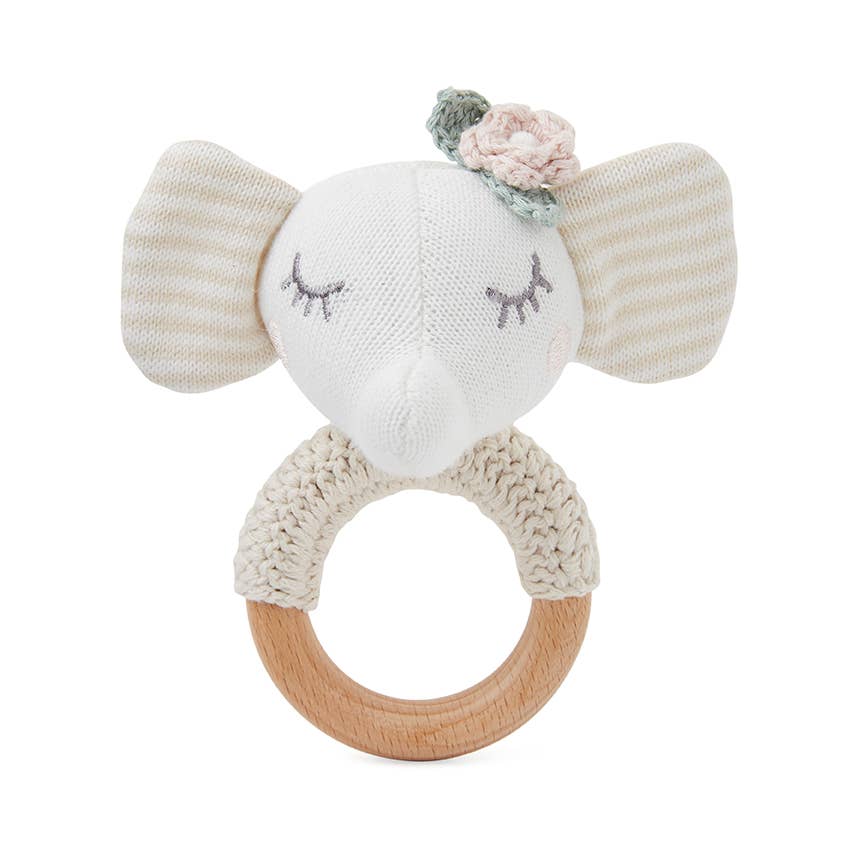 Elegant Baby ring rattle