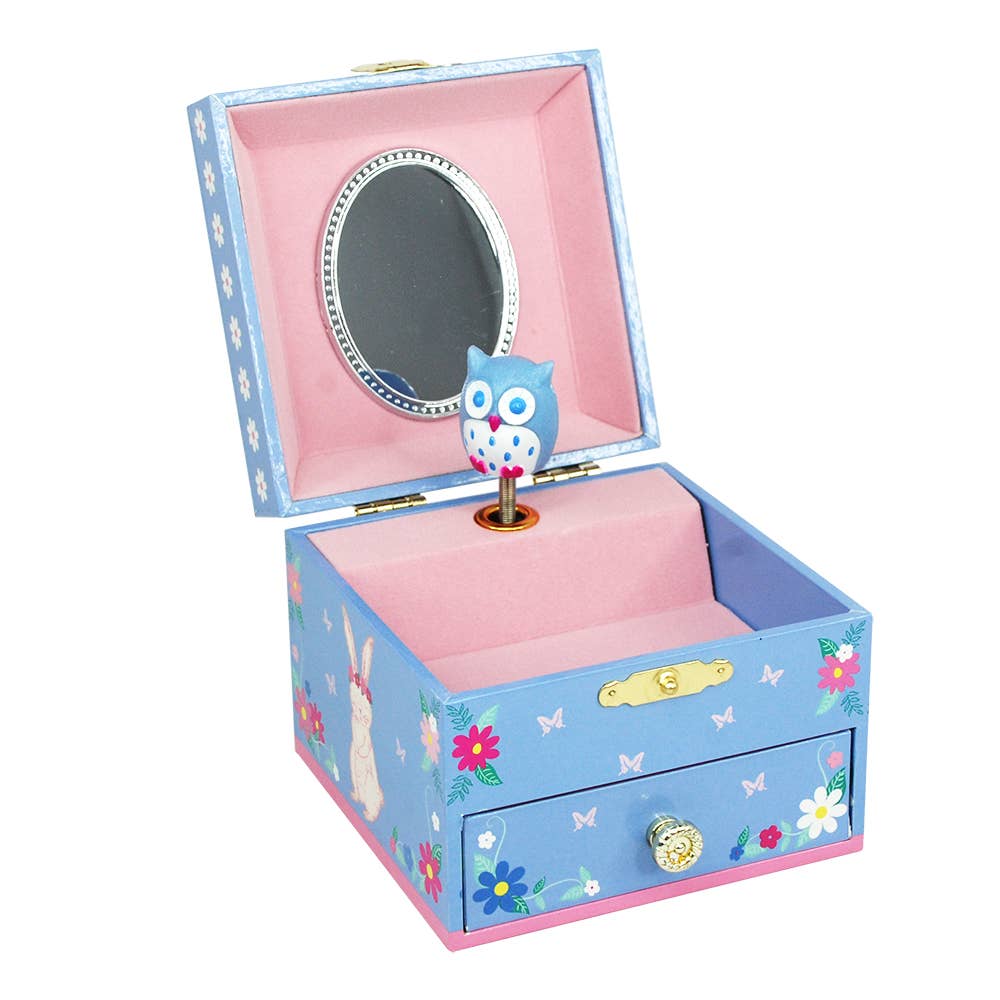 Pink Poppy into the woods music box