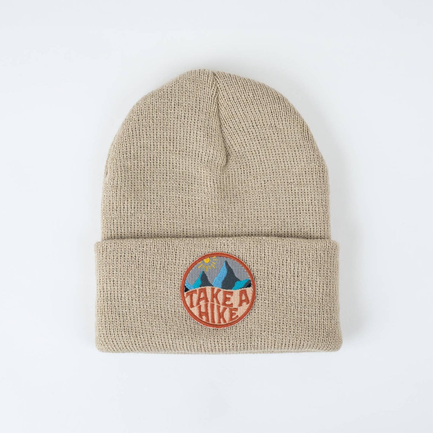 Seaslope embroidered patch beanie