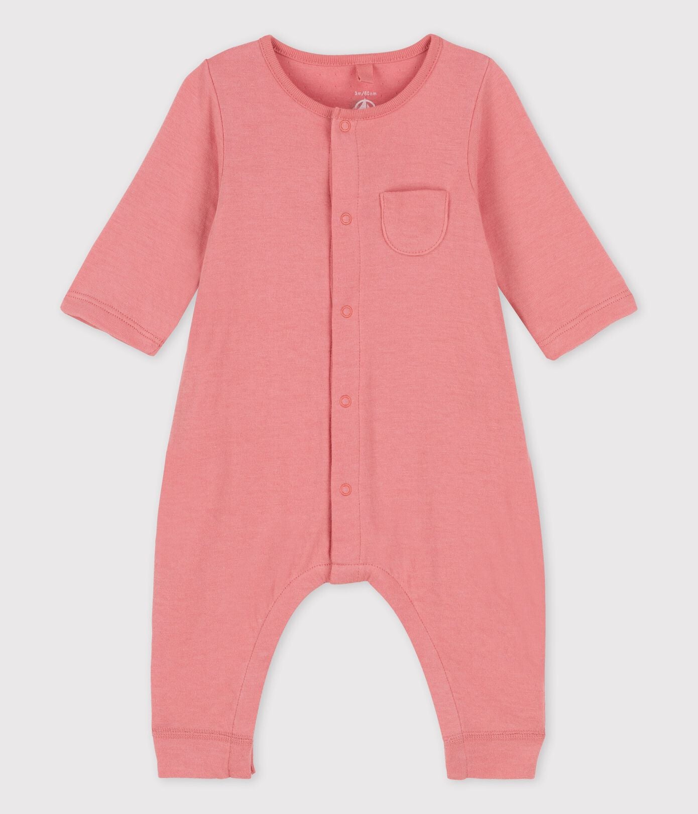 Petit Bateau infant snap front romper