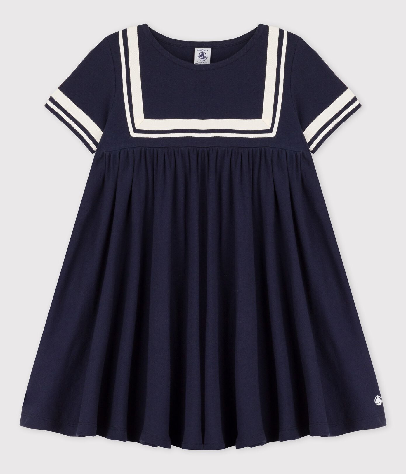 Petit Bateau girls sailor dress